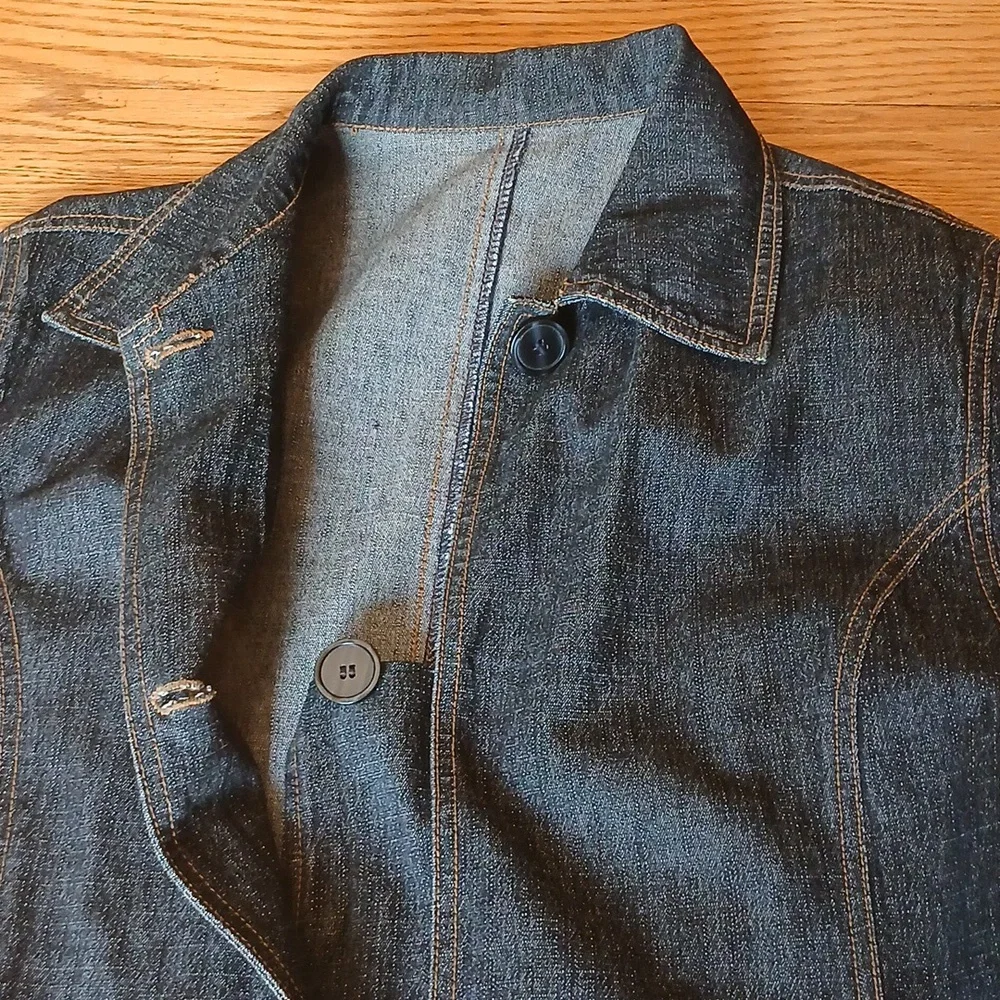 Handmade Jean Coat size XLarge - Picture 6 of 6